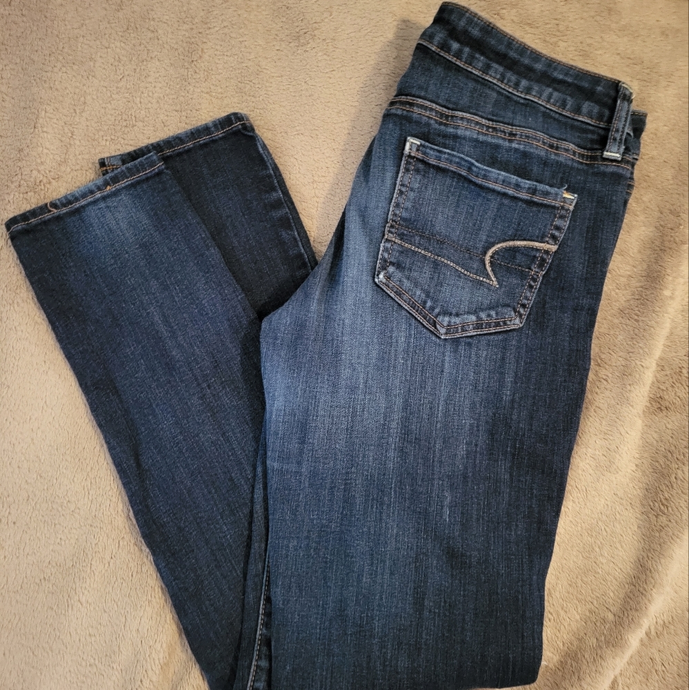 Distressed jeans